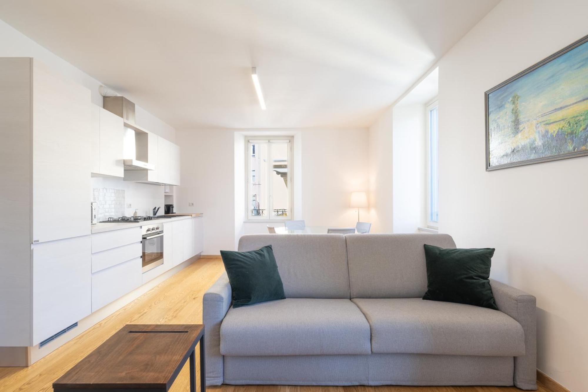 Ferienwohnung Historical Center - Free Parking And Private Terrace Como Exterior foto