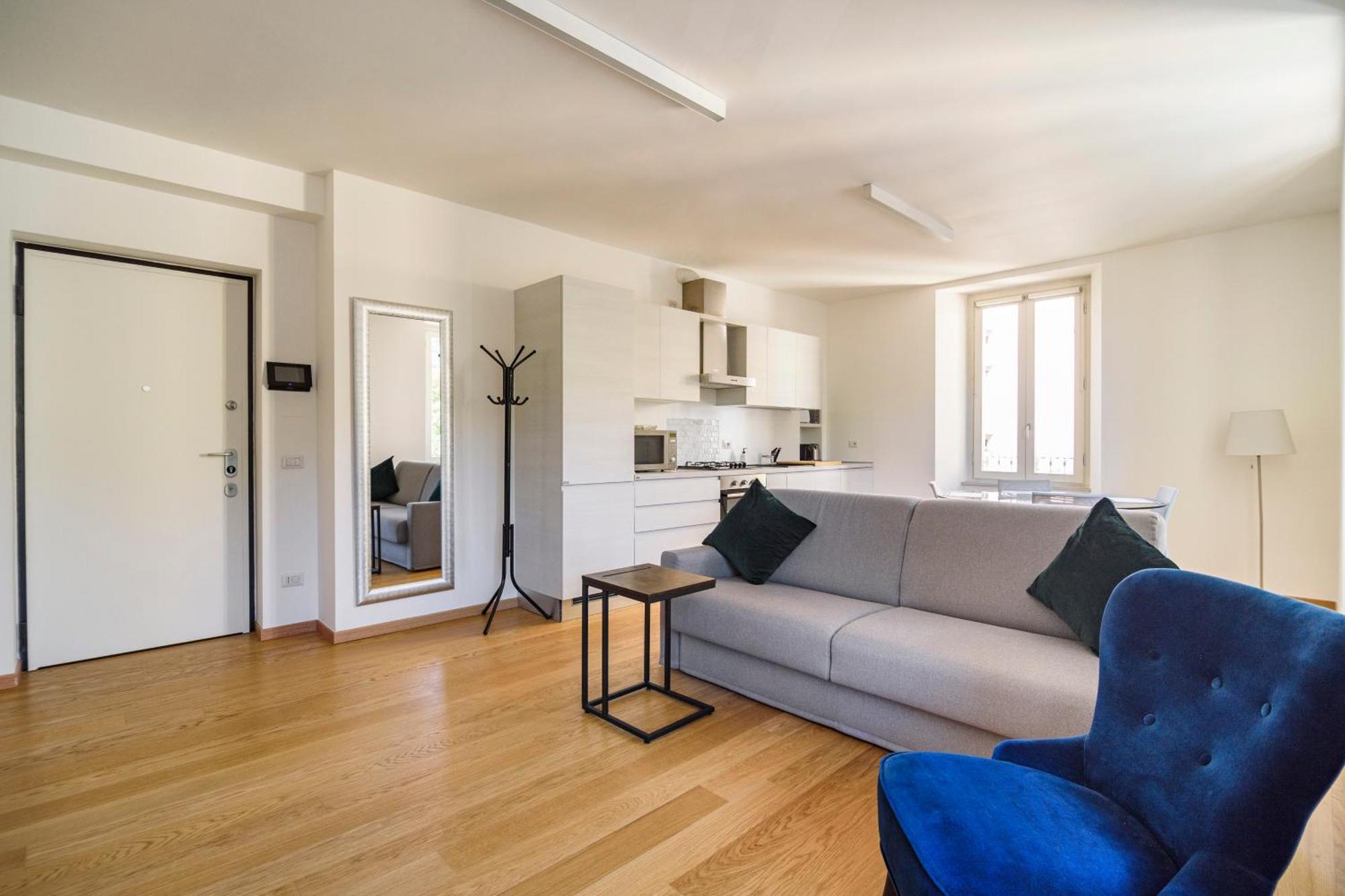 Ferienwohnung Historical Center - Free Parking And Private Terrace Como Exterior foto