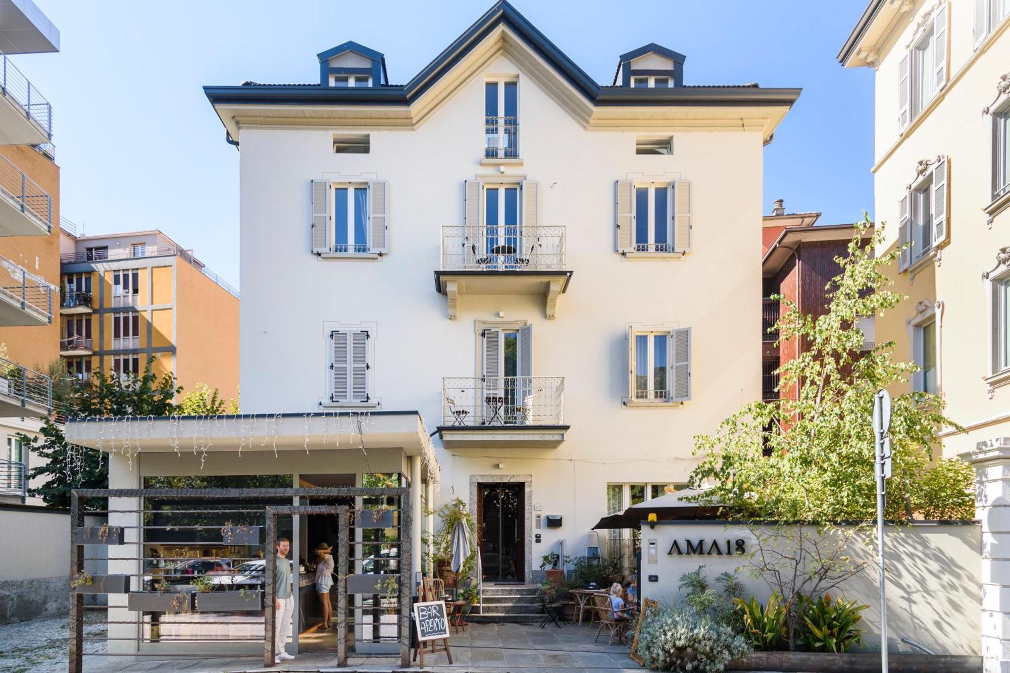 Ferienwohnung Historical Center - Free Parking And Private Terrace Como Exterior foto